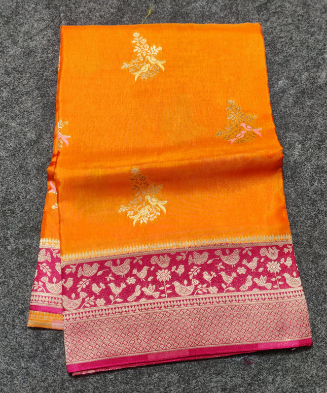 Mashru Silk Saree- MS15
