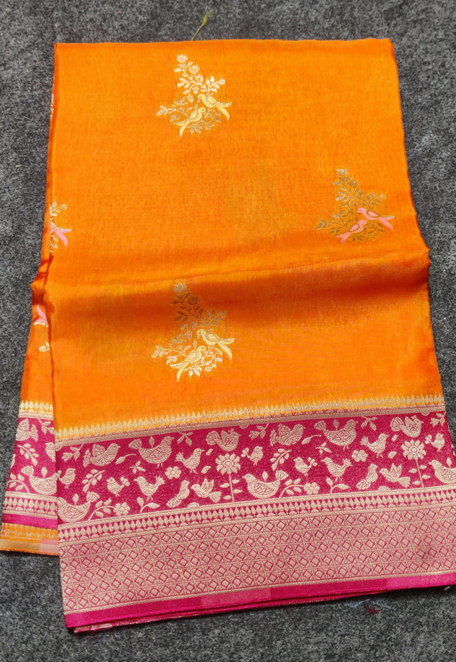Mashru Silk Saree- MS15