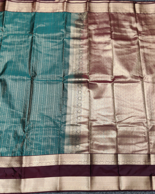 Kanchi semi vintage silk Saree -KS28 alternate view