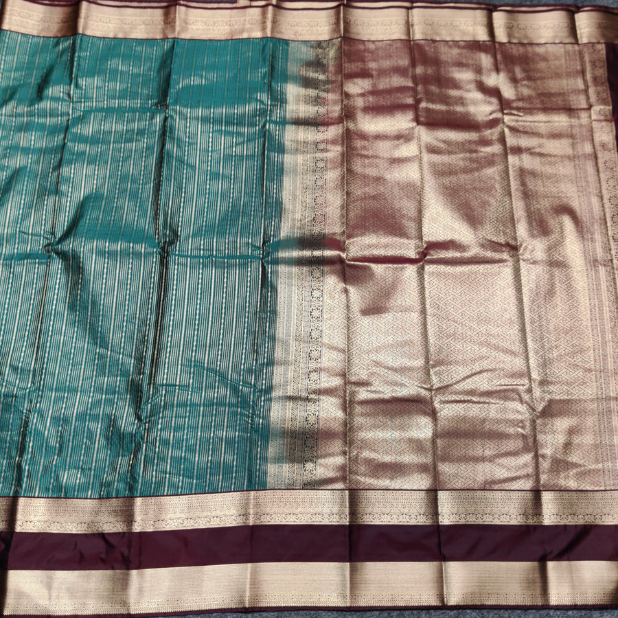 Kanchi semi vintage silk Saree -KS28