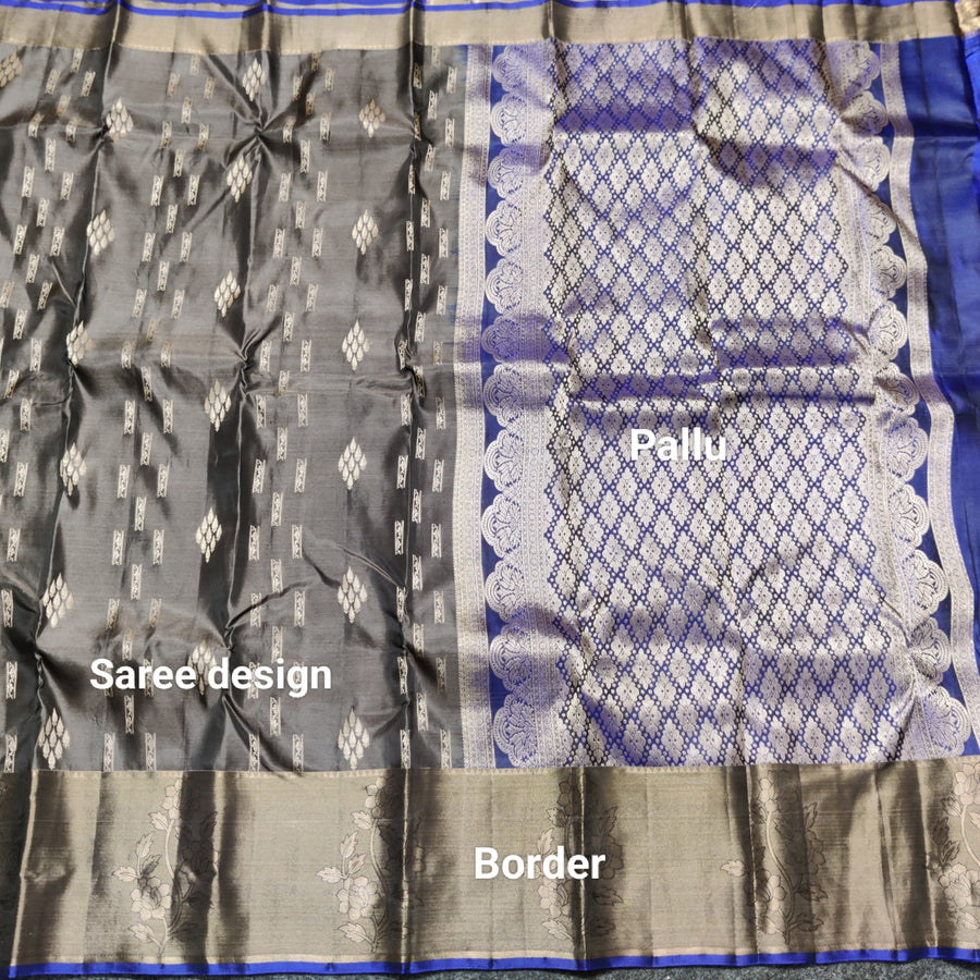 Lightweight pattu Scurt Border Saree - LWP403