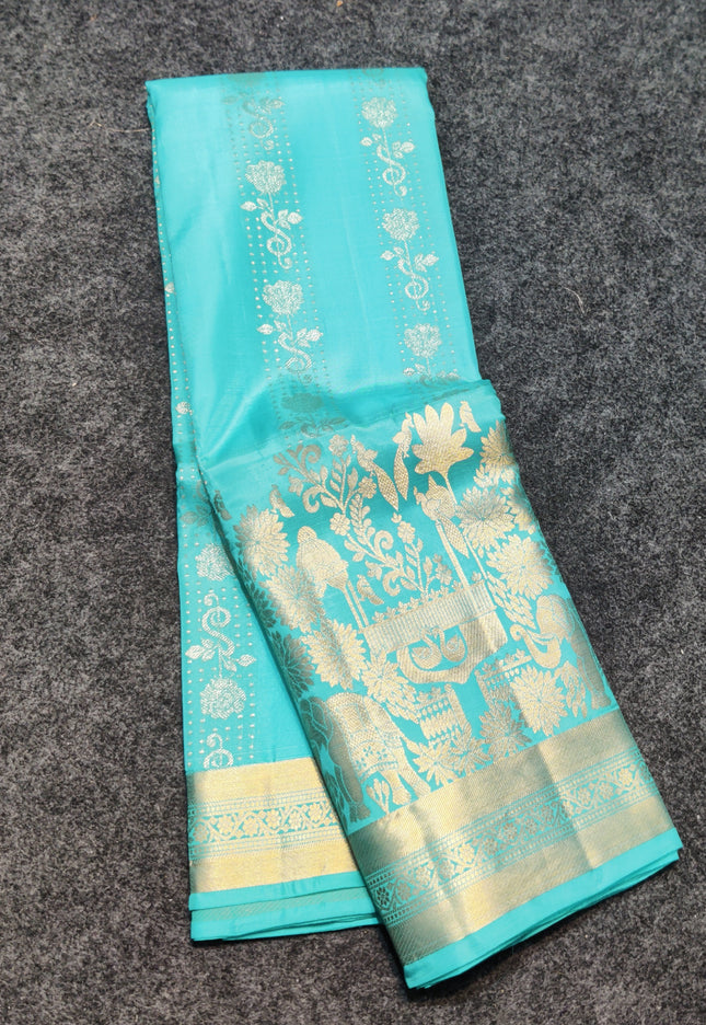 Kanchi pattu pure silk Saree - KMP1275