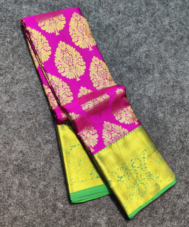 Kanchi Pattu Half Fine Brocade - SP31