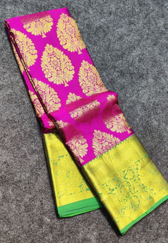 Kanchi Pattu Half Fine Brocade - SP31