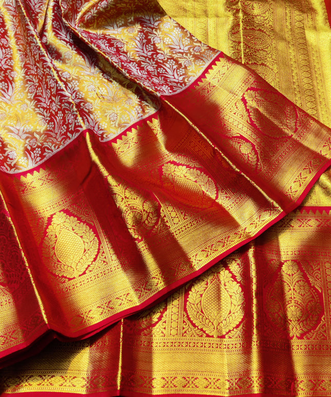 Kanchi Pattu Wedding Sarees @30% Off -KMP966