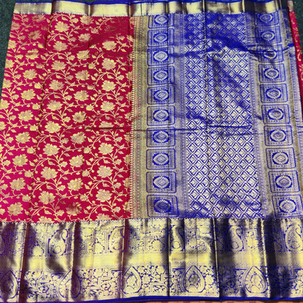 Kanchi pattu half fine Bridal Saree - HF07