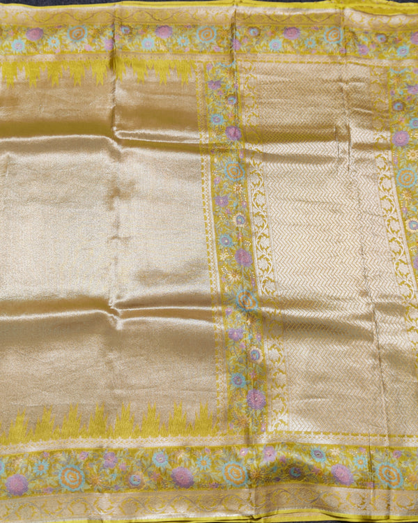 Banaras Tissue Paithani silk saree - BRS23 alternate view