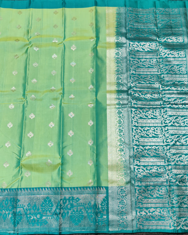 Vaidurya pattu handloom saree - V02 alternate view