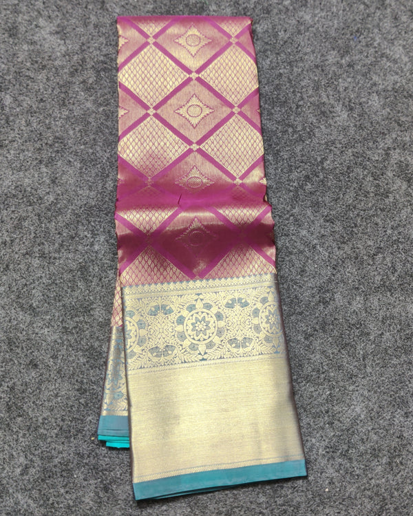 Kanchi pure Bridal wear saree @40% Off - KMP2004