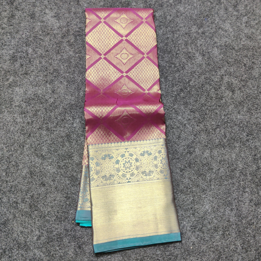 Kanchi pure Bridal wear saree @40% Off - KMP2004