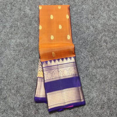 Kanchi Vintage Gap border pattu - KMP348