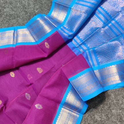Gadwal Sico Silk Saree - GS45