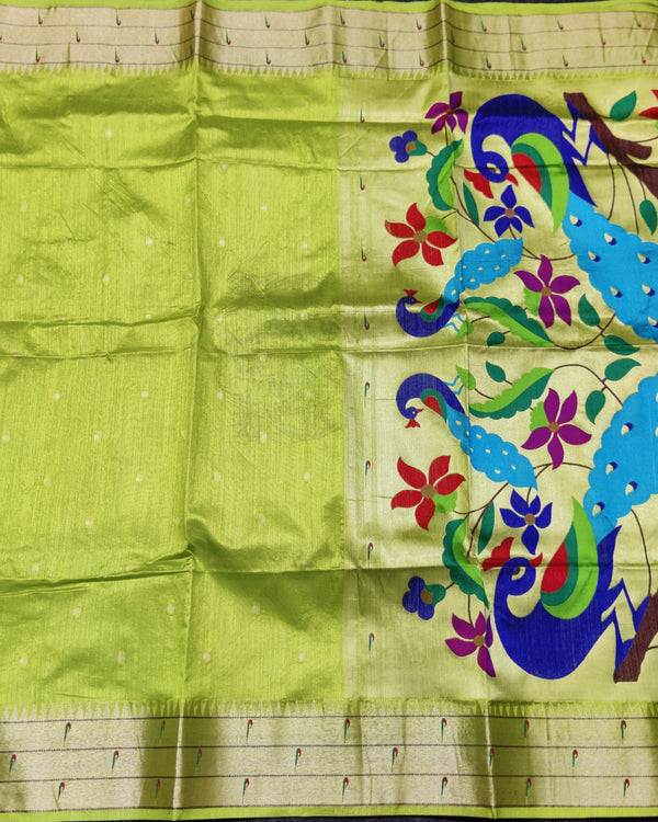 Jute paithani silk sarees - J03 alternate view