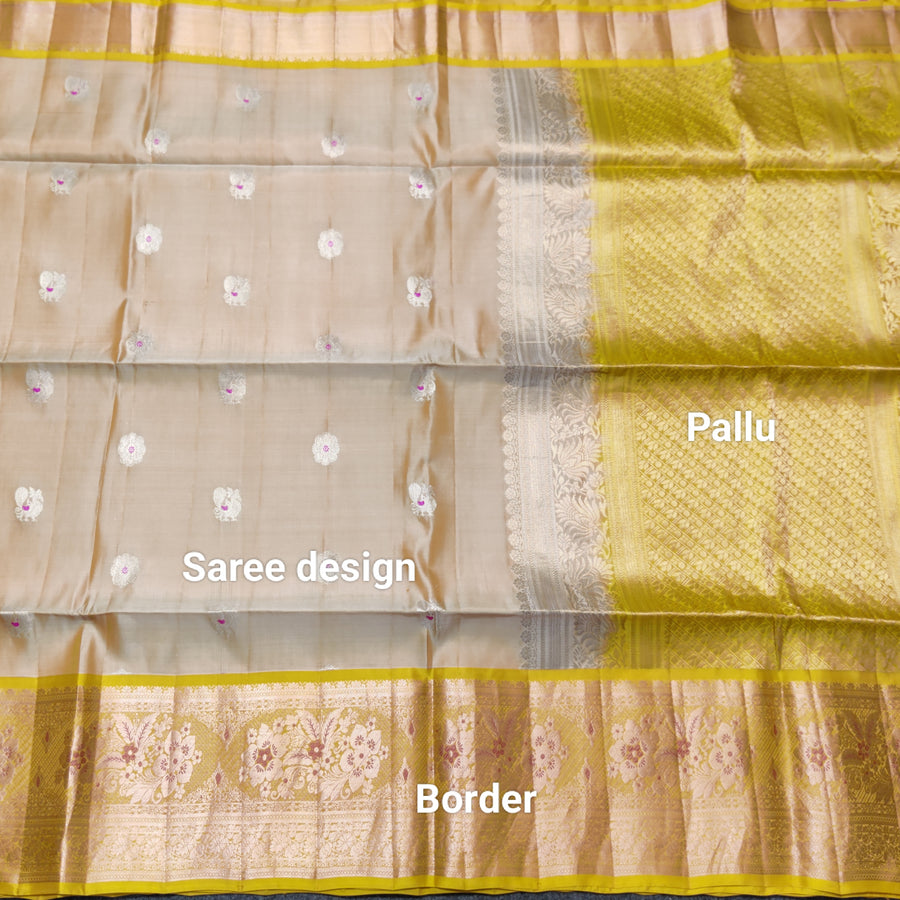 Meenakari kanchi lightweight pattu Saree - KMP148