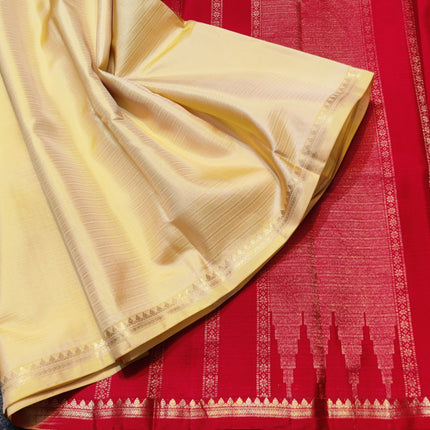 Kanchi pattu small border saree - KMP2031