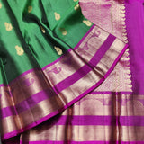 Kanchi Vintage Gap border pattu - KMP244
