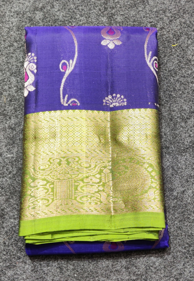 Meenakari kanchi lightweight pattu Saree - KMP308
