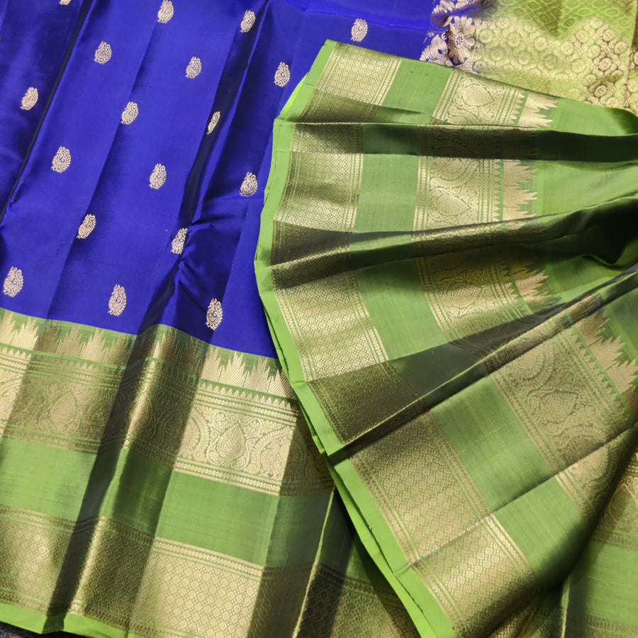 Kanchi Vintage Gap border pattu - KMP216
