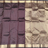 Kanchi pattu small border saree - KMP257