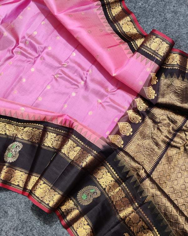 Gadwal Handloom pure silk- GPS48