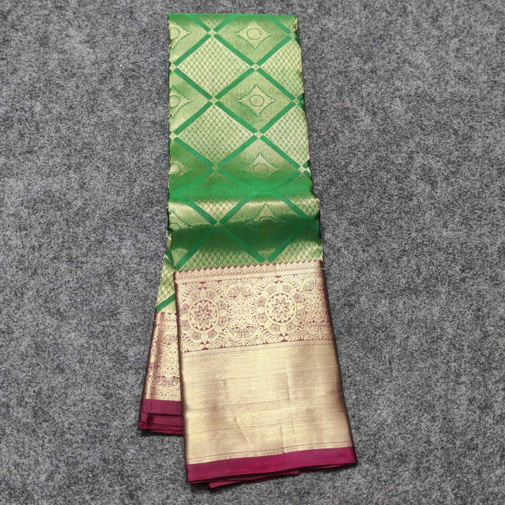 Kanchi pure Bridal wear saree - KMP2009