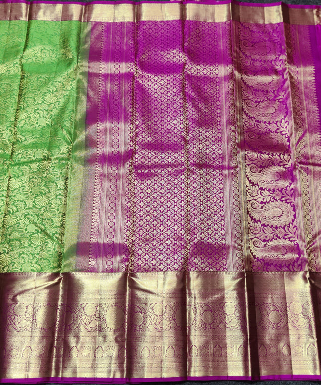 Kanchi pure Bridal wear saree @30% Off - KMP09