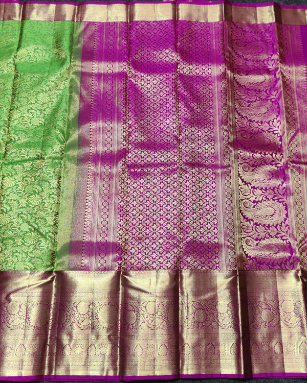 Kanchi pure Bridal wear saree @30% Off - KMP09 alternate view