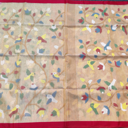 Jamdani handloom pure silk - JM13