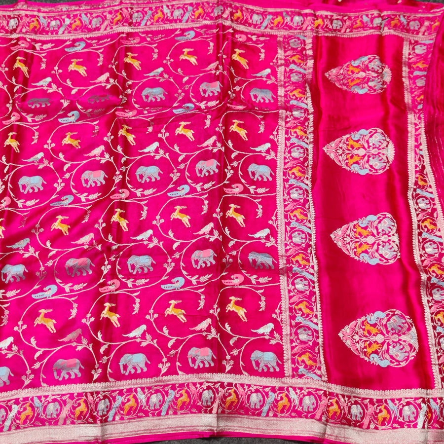 Mashru satin Silk Saree- MS45