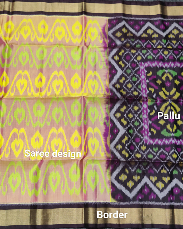 Ikkath Pure handloom silk saree - IKT09 alternate view