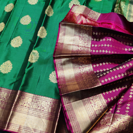 Kanchi pure soft silk Saree - KMP2046