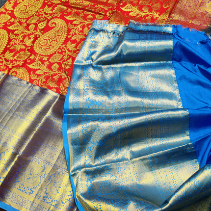 Kanchi Pattu Half Fine Brocade - SP53