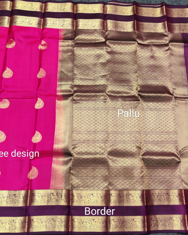 50% off Kanchi kuttu vintage Handloom saree - KMP62 alternate view