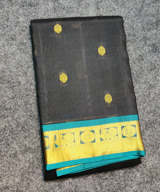 Kanchipattu small border saree - KMP206