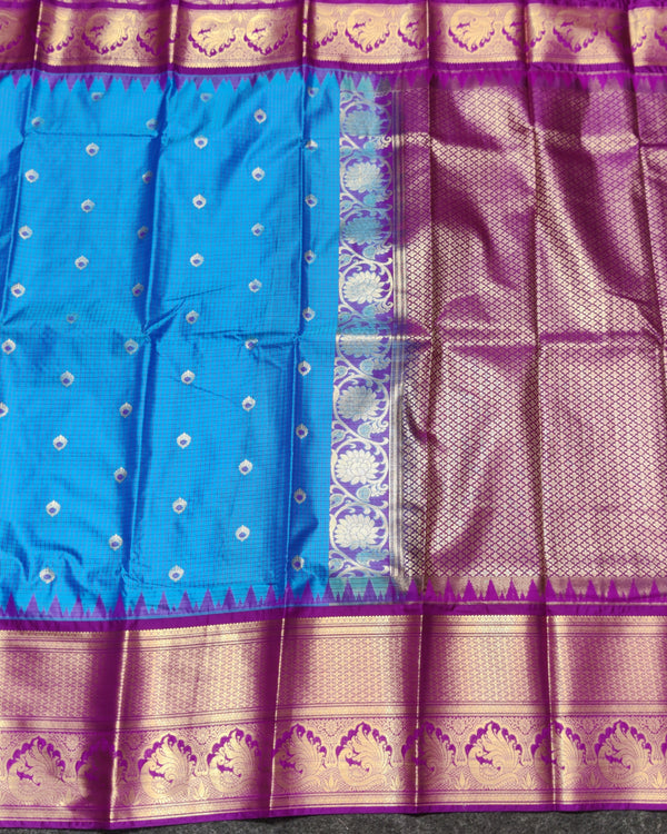 Gadwal Semi Silk Saree - GSM29 alternate view