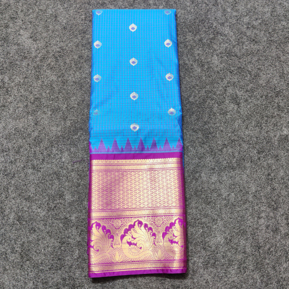 Gadwal Semi Silk Saree - GSM29