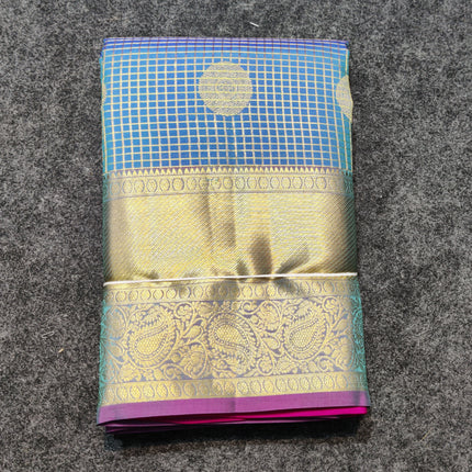Kanchi Handloom Kuttu Pure Silk Saree - KMP1613