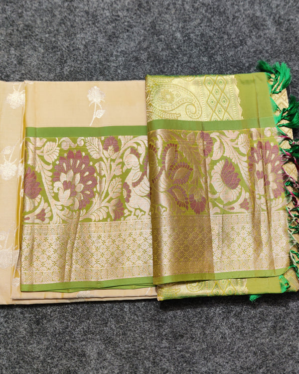 Meenakari kanchi lightweight pattu Saree - KMP142