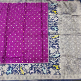Chinon crepe silk Saree- C03