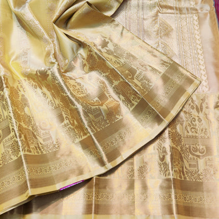 Kanchi pattu pure silk Saree - KMP1274