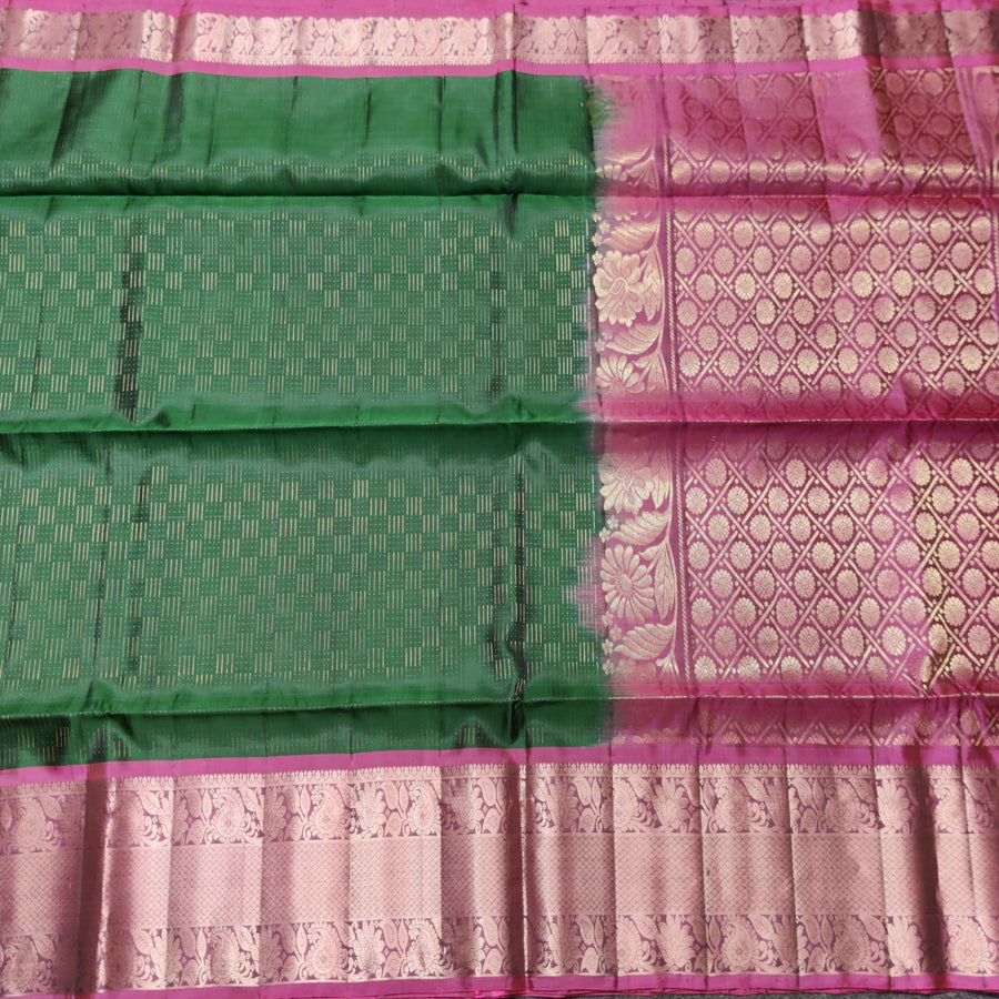 Meenakari kanchi lightweight pattu Saree - KMP116