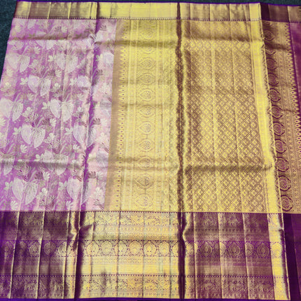 Kanchi Meenakari Brocade Pure handloom Silk Saree - KMP1794