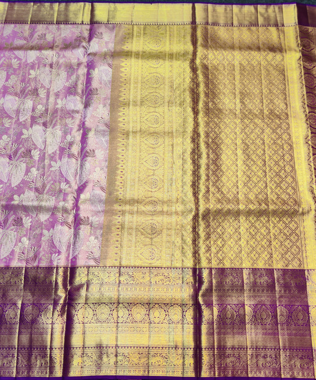 Kanchi Meenakari Brocade Pure handloom Silk Saree - KMP1794