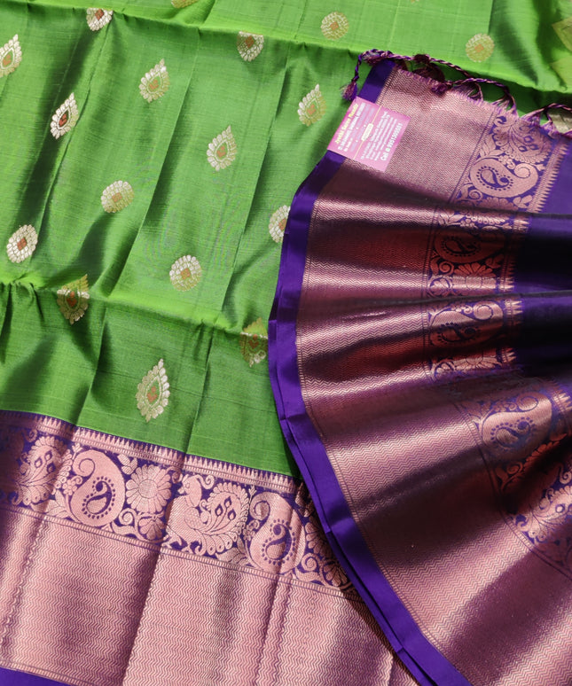 Meenakari kanchi lightweight pattu Saree - KMP303