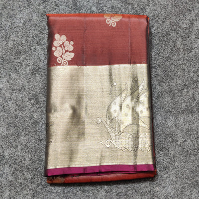 Lightweight pattu Scurt Border Saree - LWP416