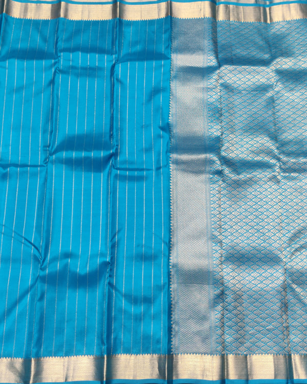Kanchi pattu small border saree - KMP313 alternate view
