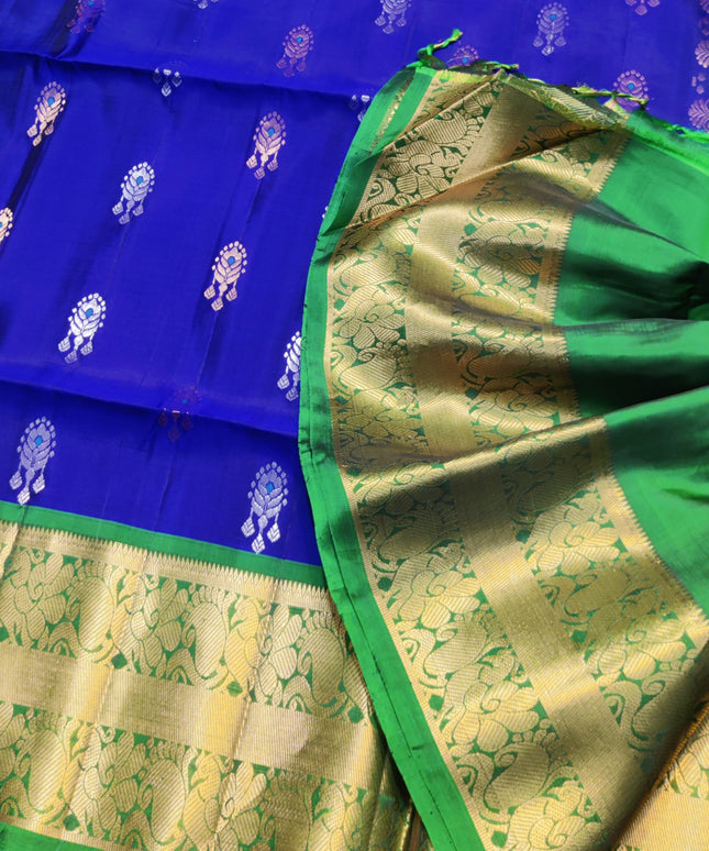 Meenakari kanchi lightweight pattu Saree - KMP3052