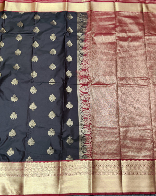 Kanchi semi vintage silk Saree -KS26 alternate view