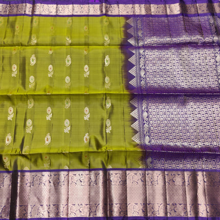 Meenakari kanchi lightweight pattu Saree - KMP3146