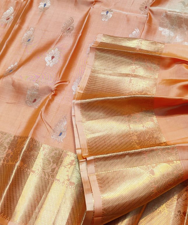 Kanchi pattu pure silk Saree - KMP1569